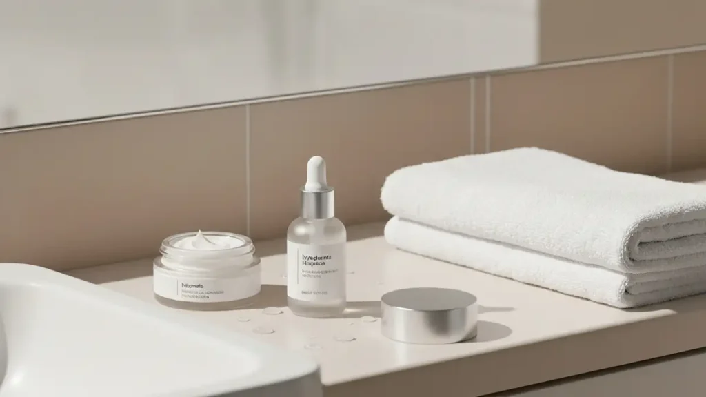 Aplikacja serum hialuronowego - jak nakładać na wilgotną skórę